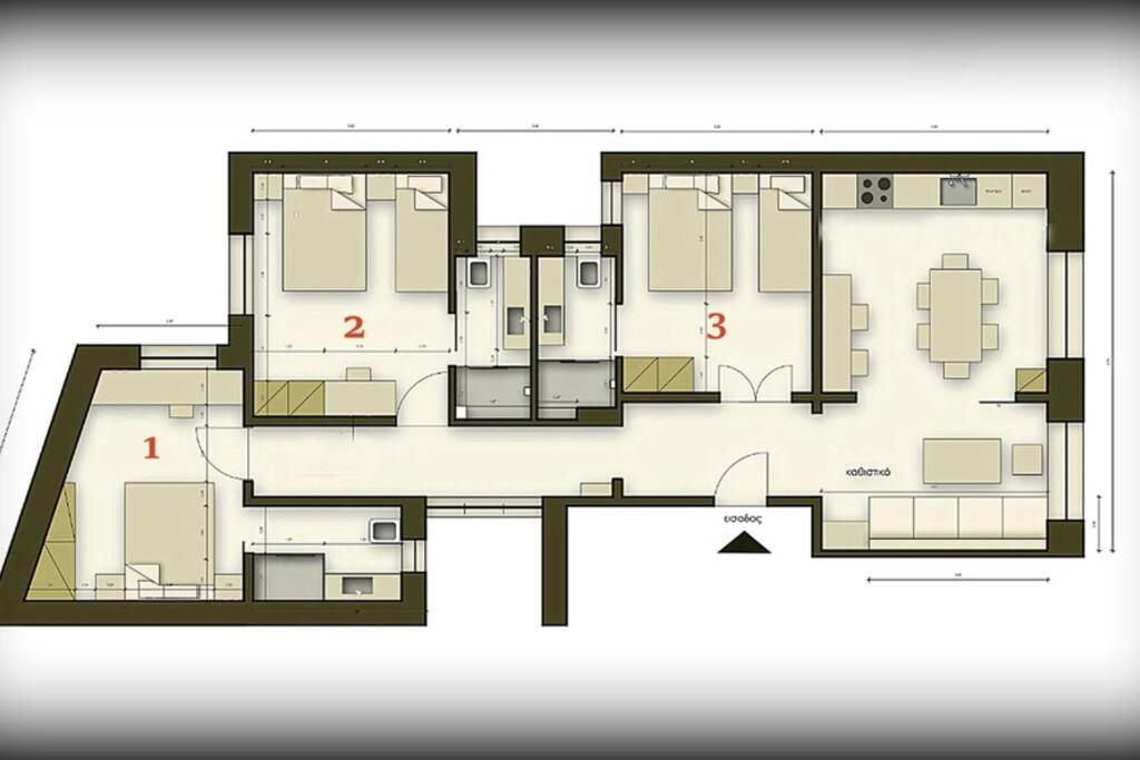 Athens Center Modern Apt In Art Nouveau Building Екстериор снимка